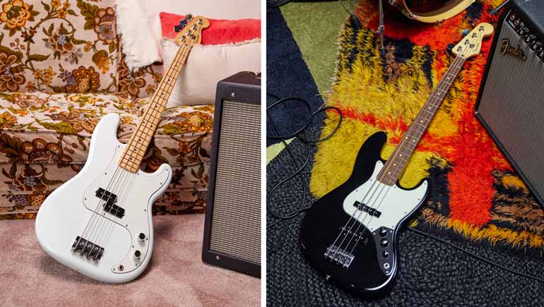 Contrabaixo Fender Precision Bass x Contrabaixo Fender Jazz Bass