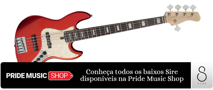 Baixos Sire na Pride Music Shop!