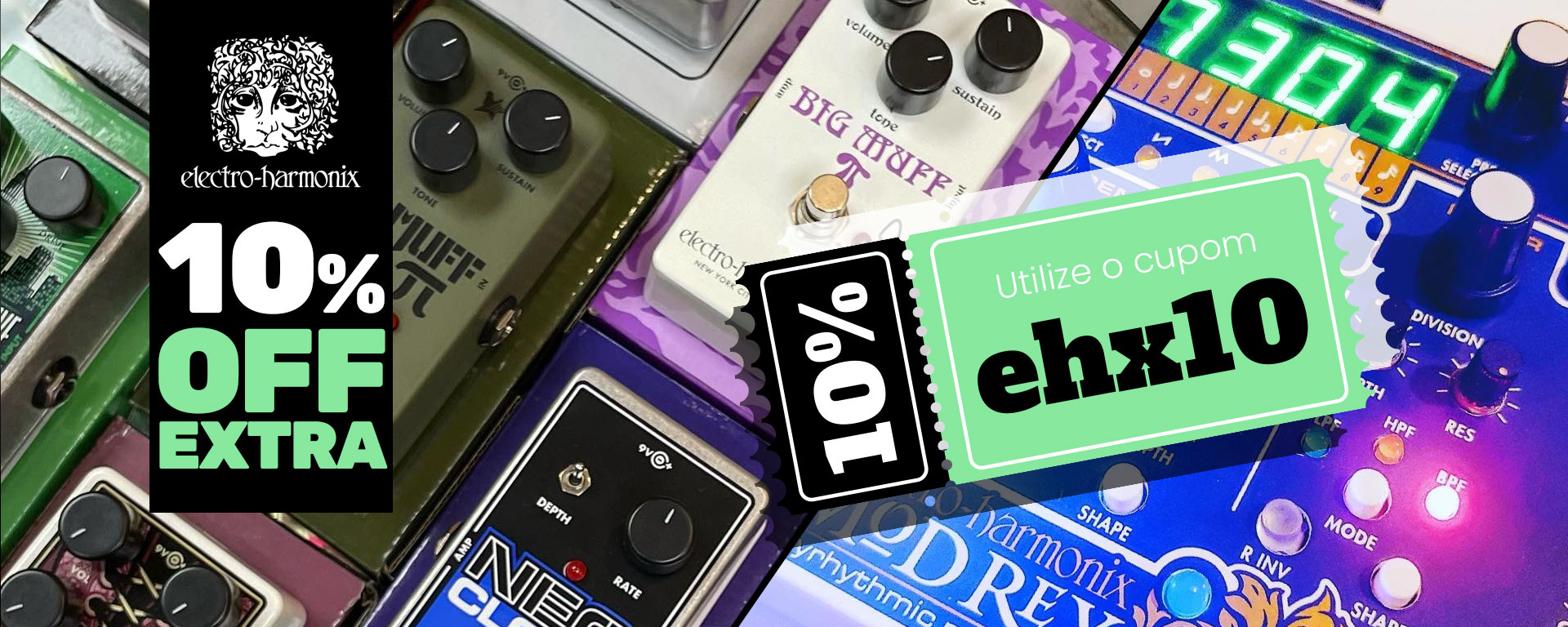Pedais de Guitarra Electro-Harmonix