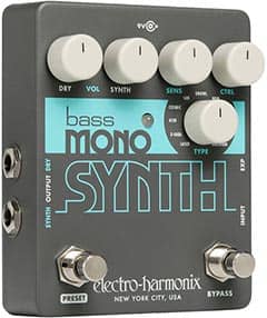PEDAL ELECTRO-HARMONIX BASS MONO SYNTH SYNTHESIZER - BASS MONO SYN