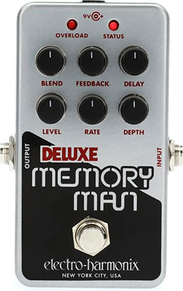 PEDAL ELECTRO-HARMONIX NANO DELUXE MEMORY MAN ANALOG DELAY/CHORUS/VIBRATO - NANOMEN