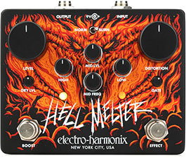 PEDAL ELECTRO-HARMONIX HELL MELTER ADVANCED METAL DISTORTION - HELLMELTER