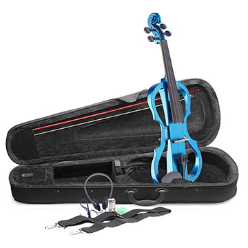 VIOLINO ELETRICO STAGG EVN-X 4/4 - METALLIC BLUE