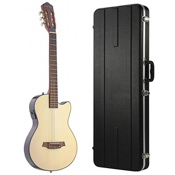 VIOLAO CLASSICO SOLIDO EC3000CN ANGEL LOPEZ C/ CASE - NATURAL
