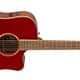 VIOLÃO FENDER REDONDO CLASSIC W/ DELUXE GIG BAG 097-0913-215 HOTROD RED METALLIC