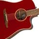 VIOLÃO FENDER REDONDO CLASSIC W/ DELUXE GIG BAG 097-0913-215 HOTROD RED METALLIC