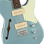 GUITARRA FENDER SQUIER PARANORMAL CABRONITA TELECASTER THINLINE MN 037-7021-983 ICE BLUE METALLIC
