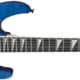 GUITARRA JACKSON DINKY ARCH TOP JS32Q - 291-0113-586 - QUILTED MAPLE TRANSPARENT BLUE