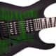 GUITARRA JACKSON DINKY ARCH TOP JS32Q - 291-8804-587 - QUILTED MAPLE TRANSPARENT GREEN BURST