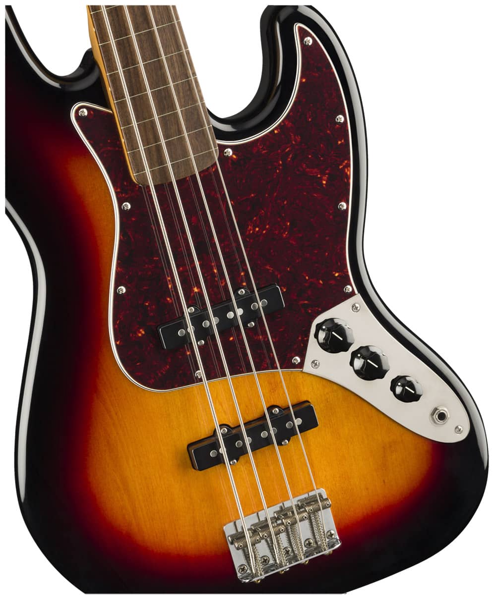 squier classic vibe 60s jazzbass 初年度 CONTRABAIXO FENDER® SQUIER® CLASSIC VIBE 60S JAZZ BASS® FRETLESS