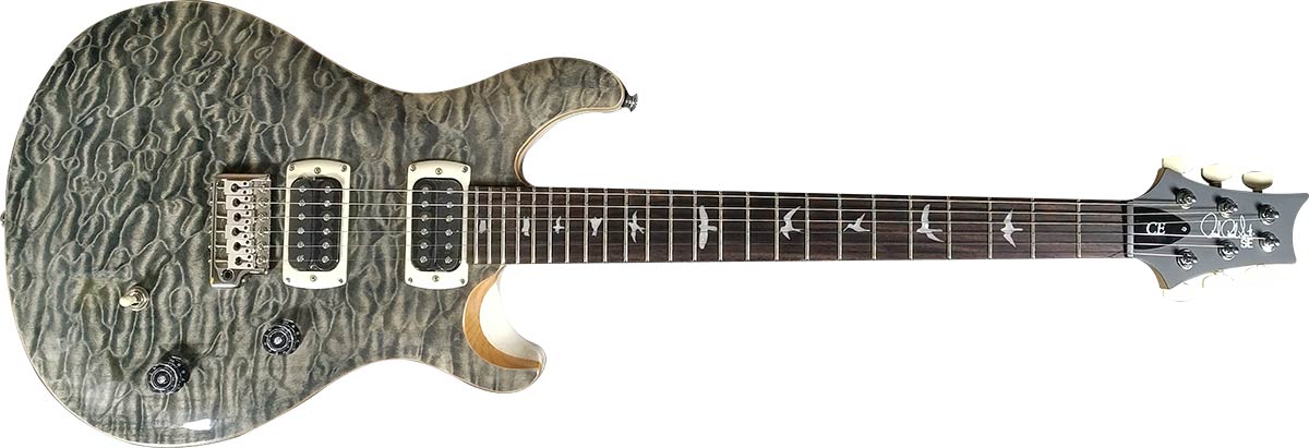 GUITARRA PRS SE CE 24 - 117114:CX CA4QXRXN1 - CHARCOAL TOP / WHITE