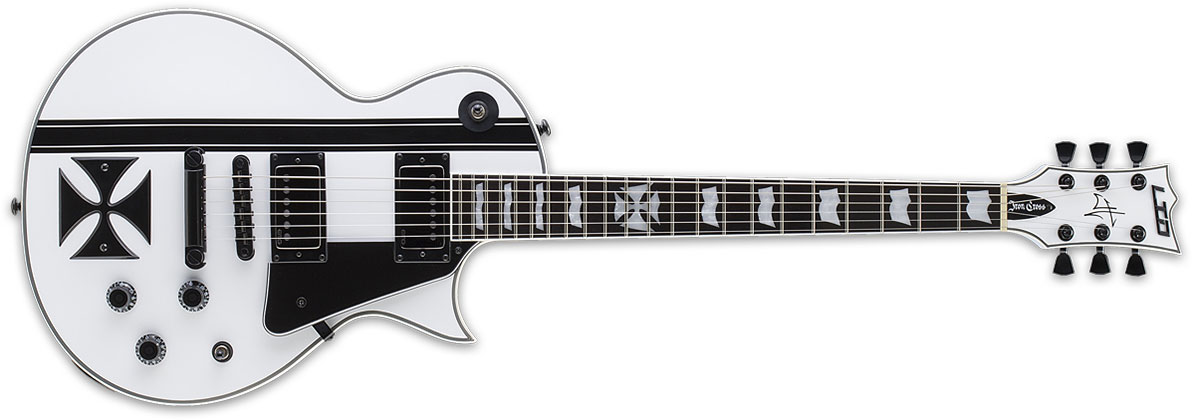 【ESP/LTD：お値下げ中】James Hetfield IRON CROSS GUITARRA ESP LTD JAMES HETFIELD IRON CROSS LIRONCROSSSW - SNOW