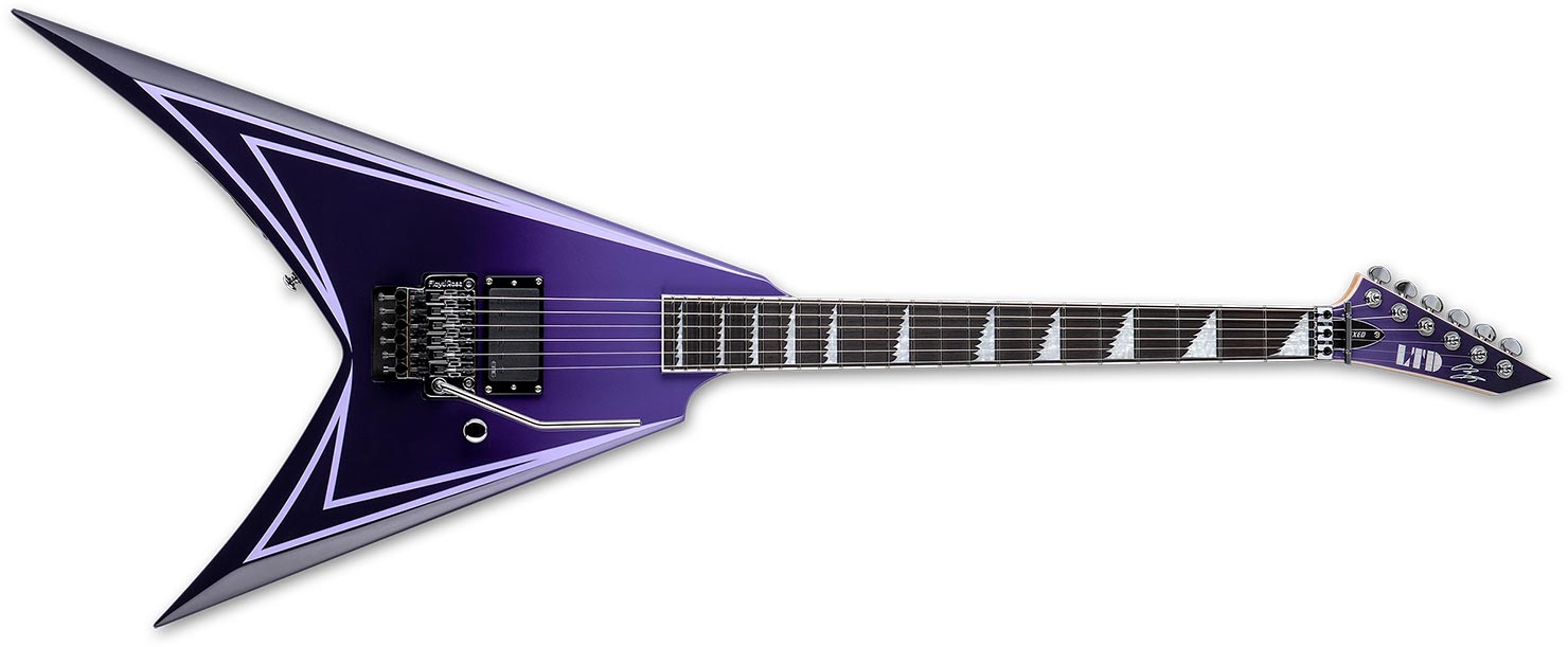 ギター Sylpheed LP type GUITARRA ESP LTD ALEXI LALEXIHEXED - PURPLE FADE W/ PINSTRIPE