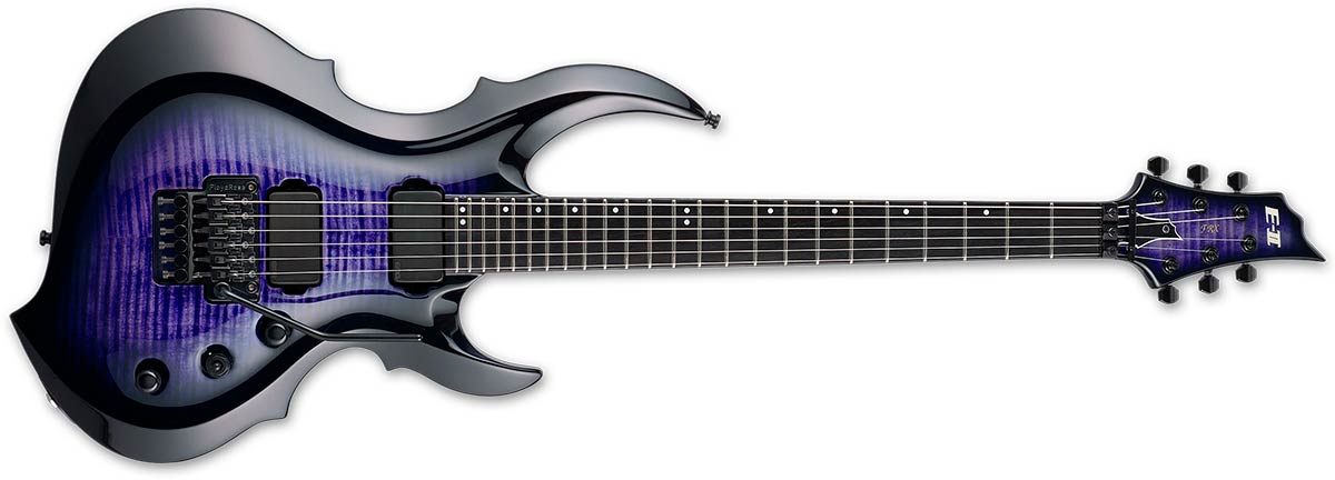 ギター E-ii FRX GUITARRA ESP E-II FRX EIIFRXFMRDB - REINDEER BLUE | Pride Music