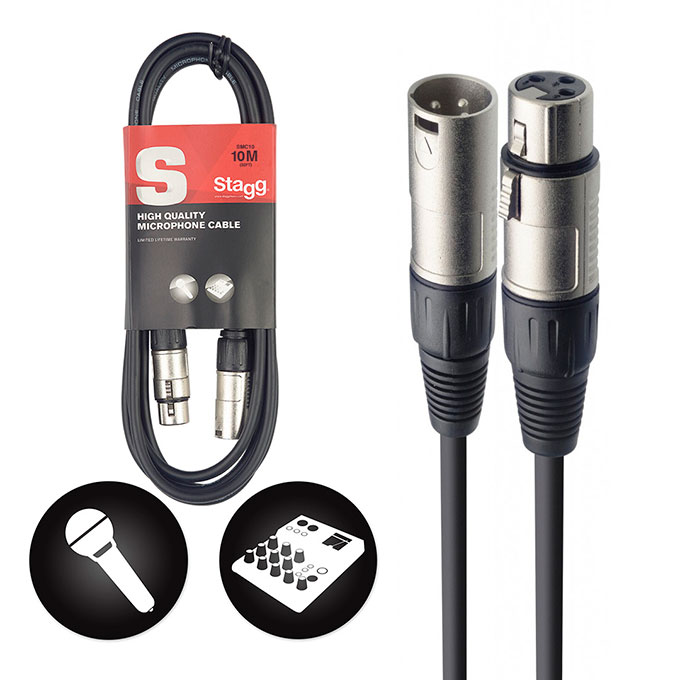 Stagg SMC10 XLR - XLR Microphone Cable (10M)