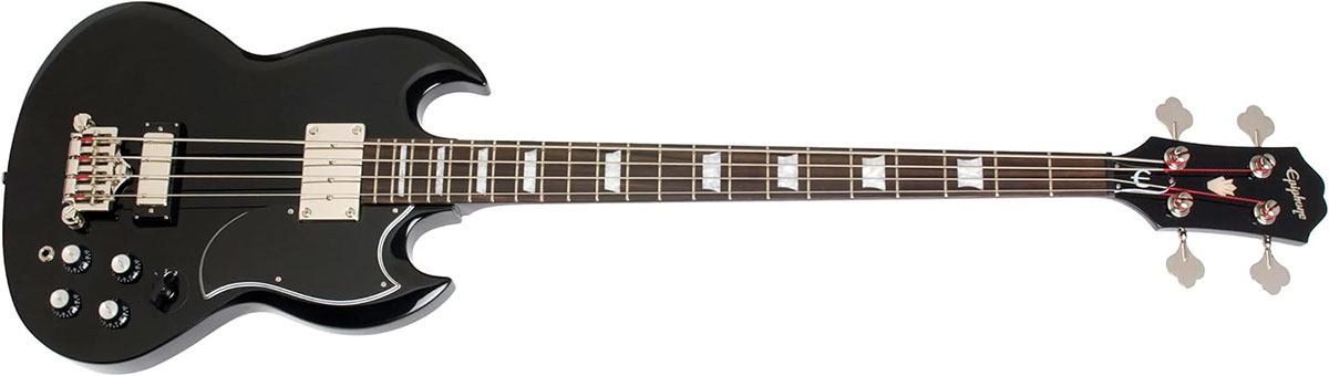 CONTRABAIXO EPIPHONE EB3 SG BASS - EBONY | Pride Music Shop
