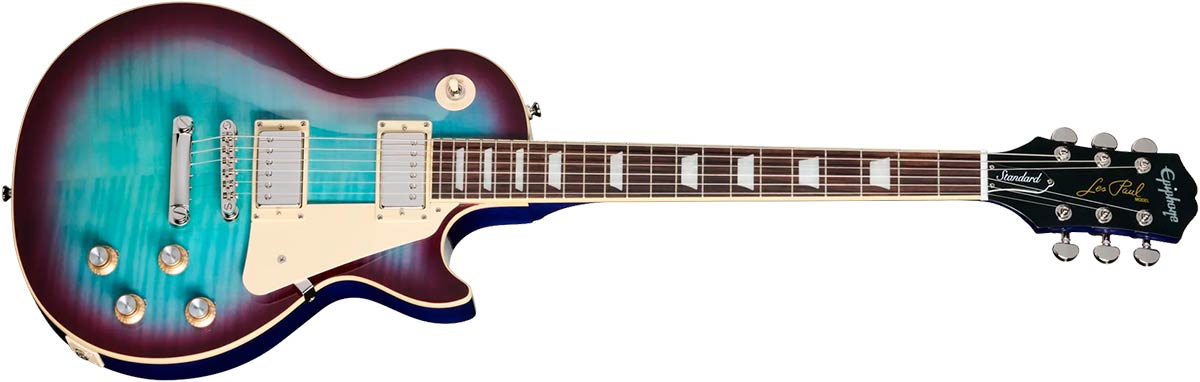 GUITARRA EPIPHONE LES PAUL STANDARD 60'S FIGURED TOP - BLUBERRY